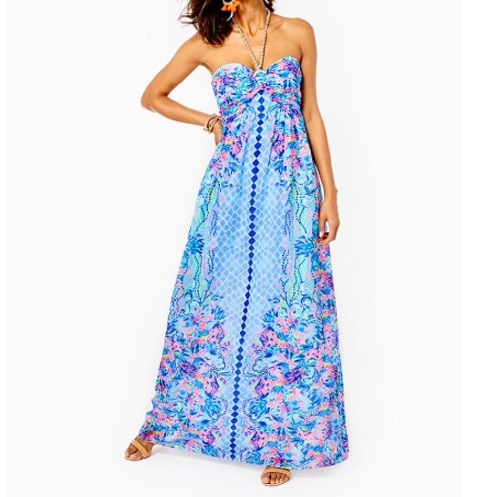 NWT Lilly Pulitzer Viv Maxi Dress - size 10